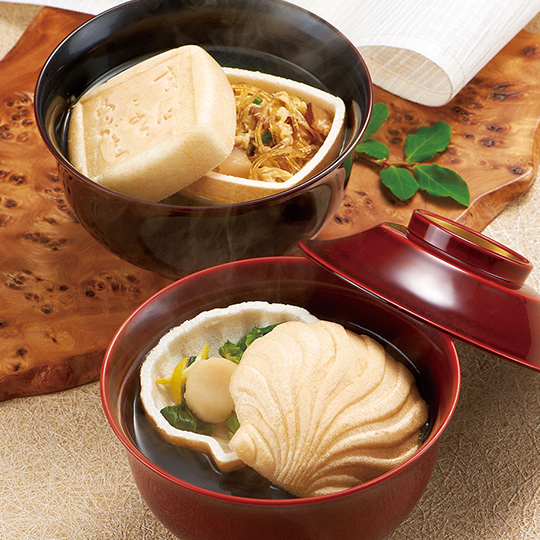 お吸い物・最中