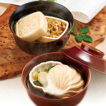 お吸い物・最中