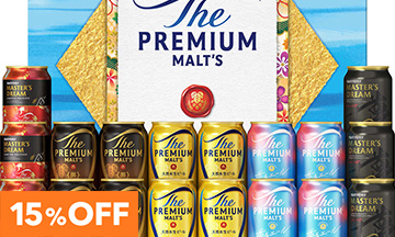15％OFF　ビール