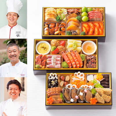 大丸・松坂屋特別企画　和・洋・中華風　三段（４人用）