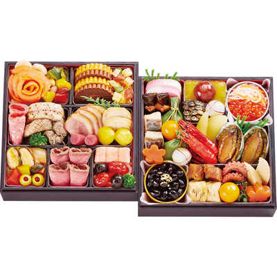 厳選おせちＲ　和・洋風　二段（２人用）