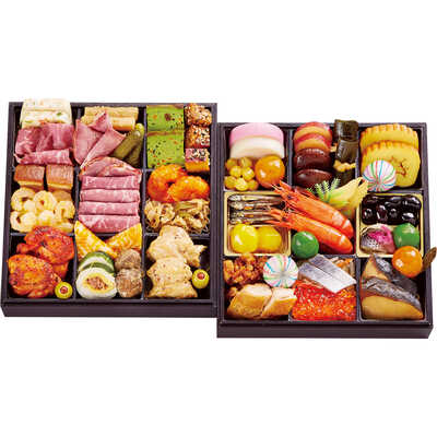 厳選おせちＴ　和・洋風　二段（２人用）