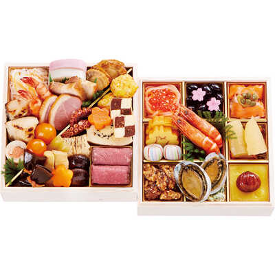 厳選おせちＱ　和風　二段（２人用）