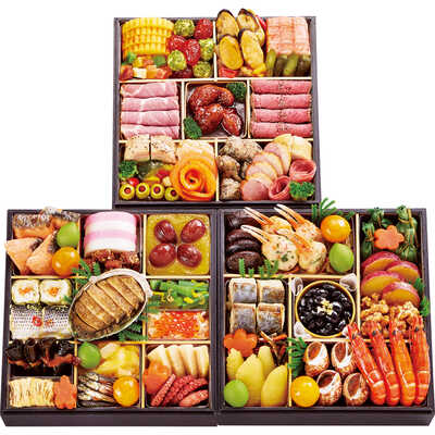 厳選おせちＪ　和・洋風　三段（４人用）