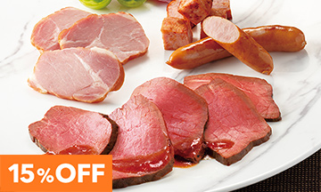 15％OFF　ハム・ローストビーフ