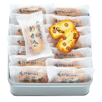 丹波黒豆入りおかき