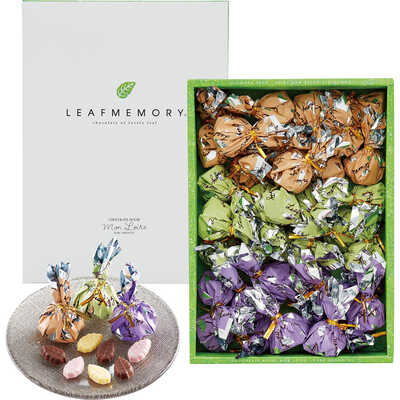 リーフメモリーギフトボックス　紫　４０個入
