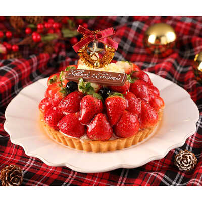 【大丸東京店店頭受取】苺のクリスマスタルト