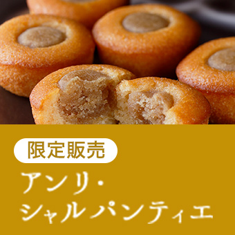 限定販売 アンリ・シャルパンティエ 兵庫・丹波産栗おどるマロンケーキ