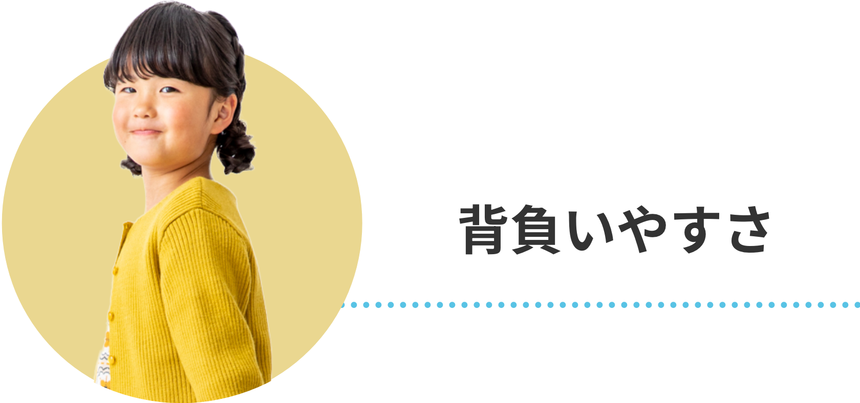 背負いやすさ