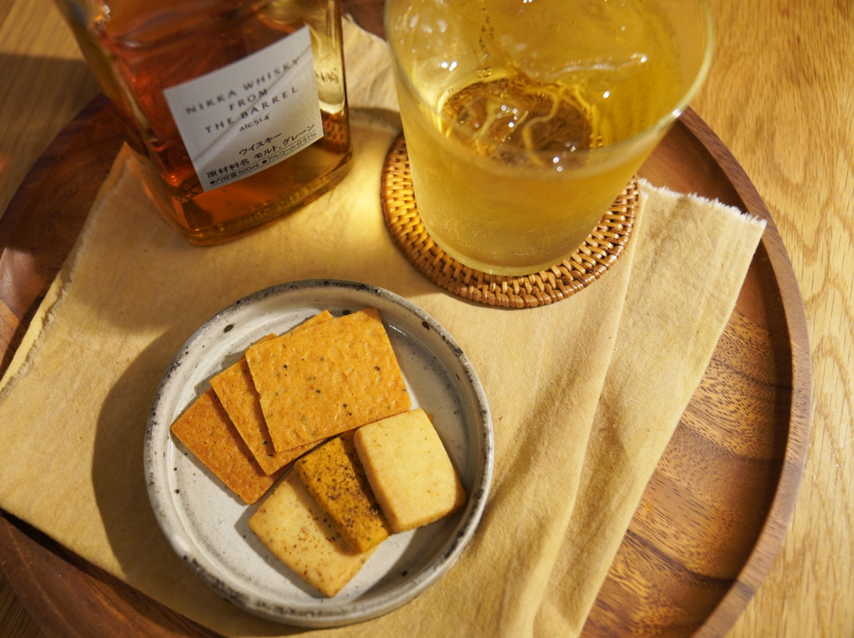 クッキーは晩酌のお供にも！お酒が進みます