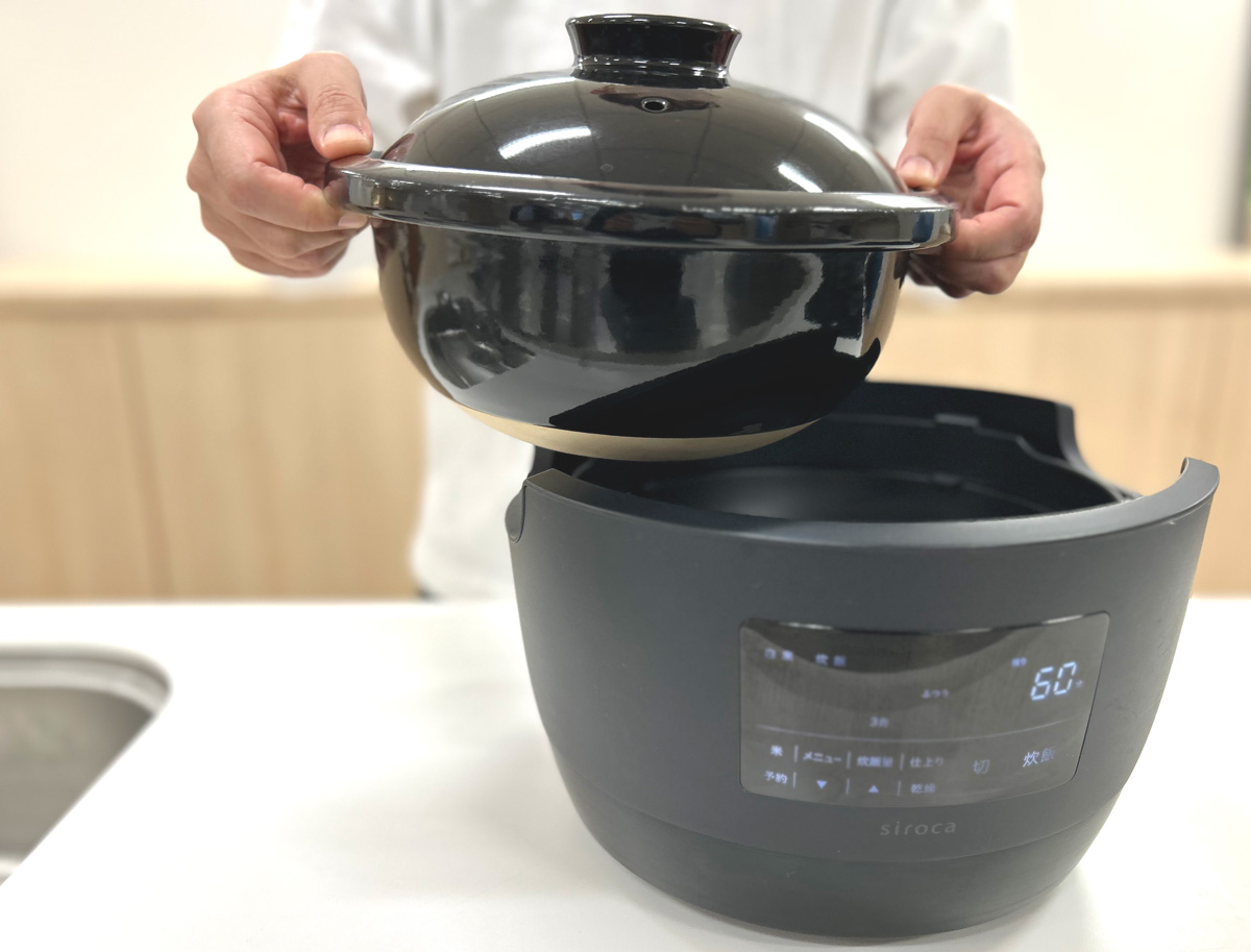 土鍋ごはんを手軽に味わえる炊飯器