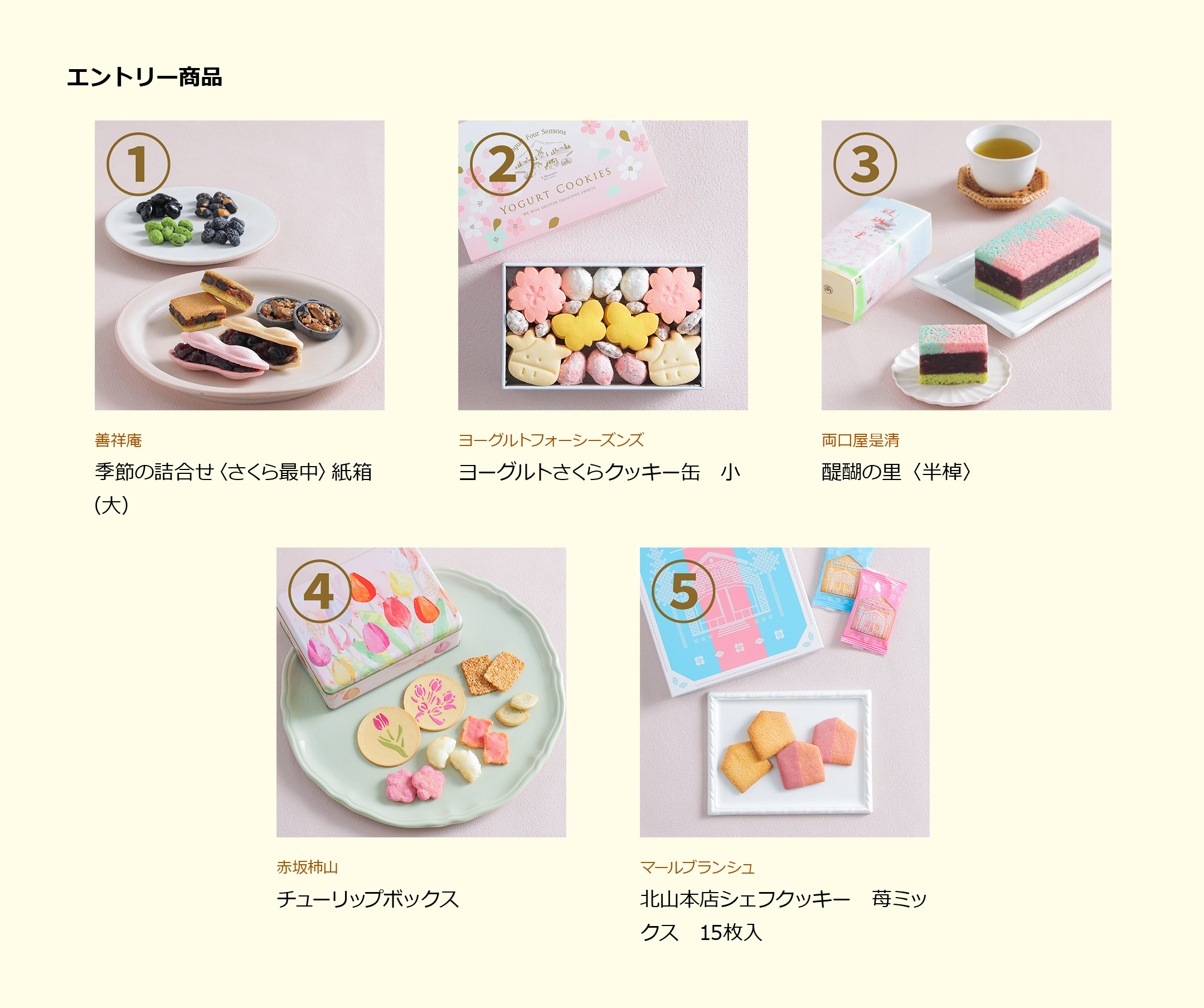 エントリー商品