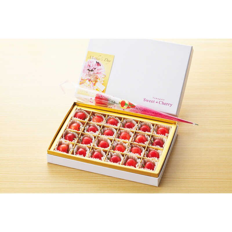 さくらんぼ佐藤錦２４粒特秀Ｌ箱入