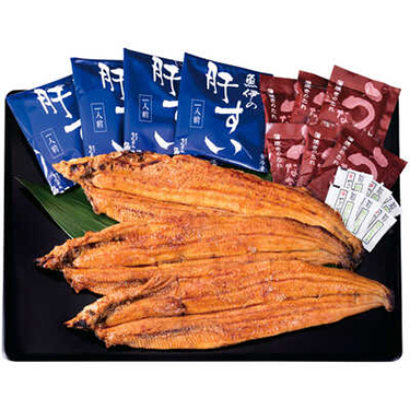 大阪/魚伊 炭火焼うなぎ蒲焼・肝すい詰合せ