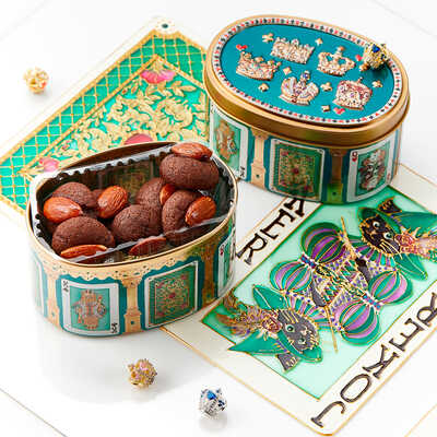 【バレンタイン】ネコのトランプ缶２