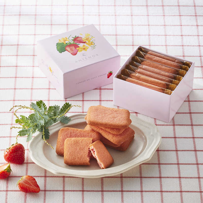 【ホワイトデー】苺のラングドシャ・ショコラ