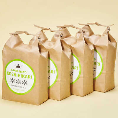 厳選米　サカエブレンド１．８ｋｇ４袋