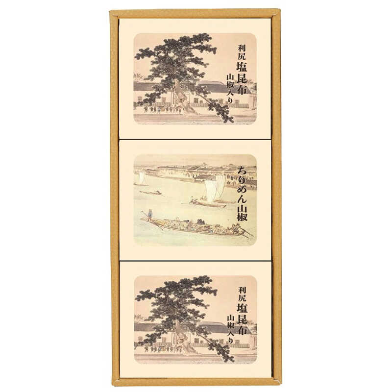 ＜大丸松坂屋＞ 出産内祝い 大阪／神宗 利尻塩昆布山椒入り・ちりめん山椒詰合せ画像