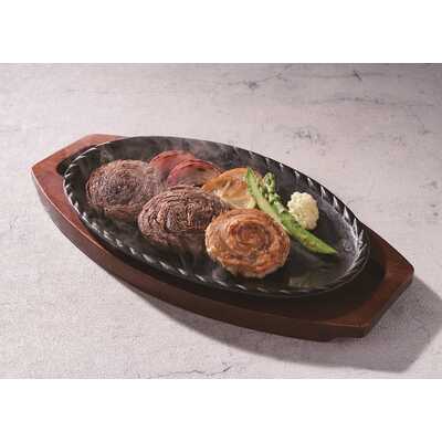 国産黒毛和牛と鹿児島県産黒豚の ロールステーキセット｜大丸