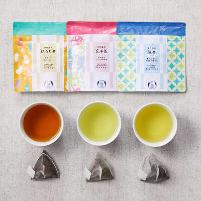 京丹後市「福喜農園」京丹後茶3種のティーバックセット