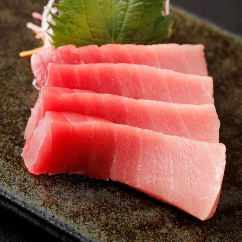 ＜大丸松坂屋＞ つきじ鈴富 塩釜産天然本マグロ切り身（中トロ・赤身セット） ひしほ醤油付