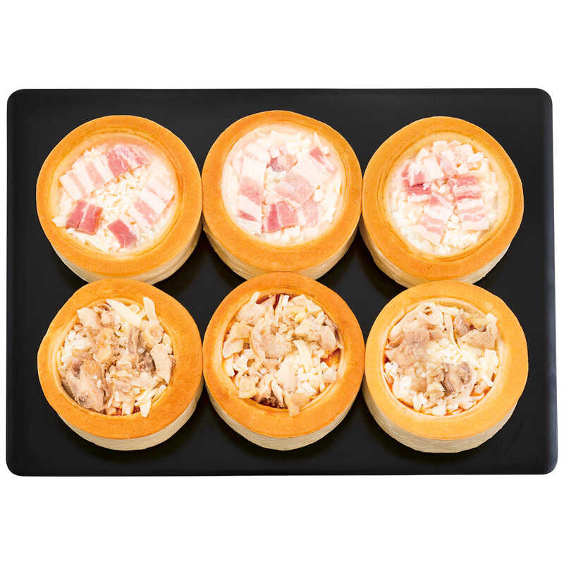 名古屋コーチンシカゴピザ風パンカップ＆秀麗豚ベーコンポテトパンカップ６個入｜大丸松坂屋オンラインストア【公式通販】