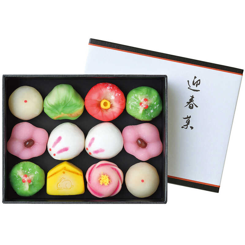 迎春上生菓子１２個（迎春御誂菓）｜大丸松坂屋オンラインストア【公式通販】