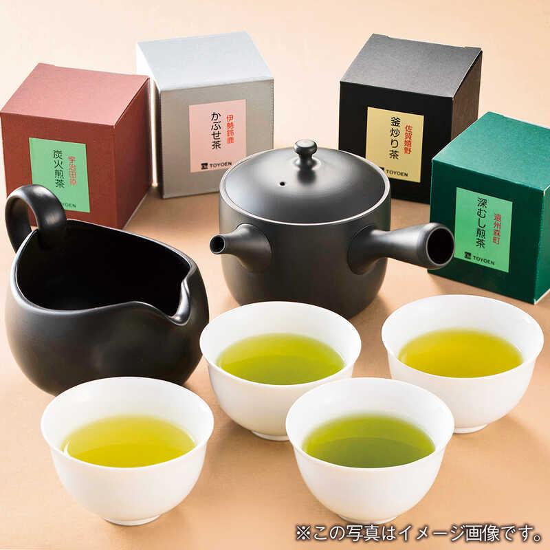 ＜大丸松坂屋＞ 茶処東陽園 日本茶の楽しみ「お茶＆茶器セット」画像