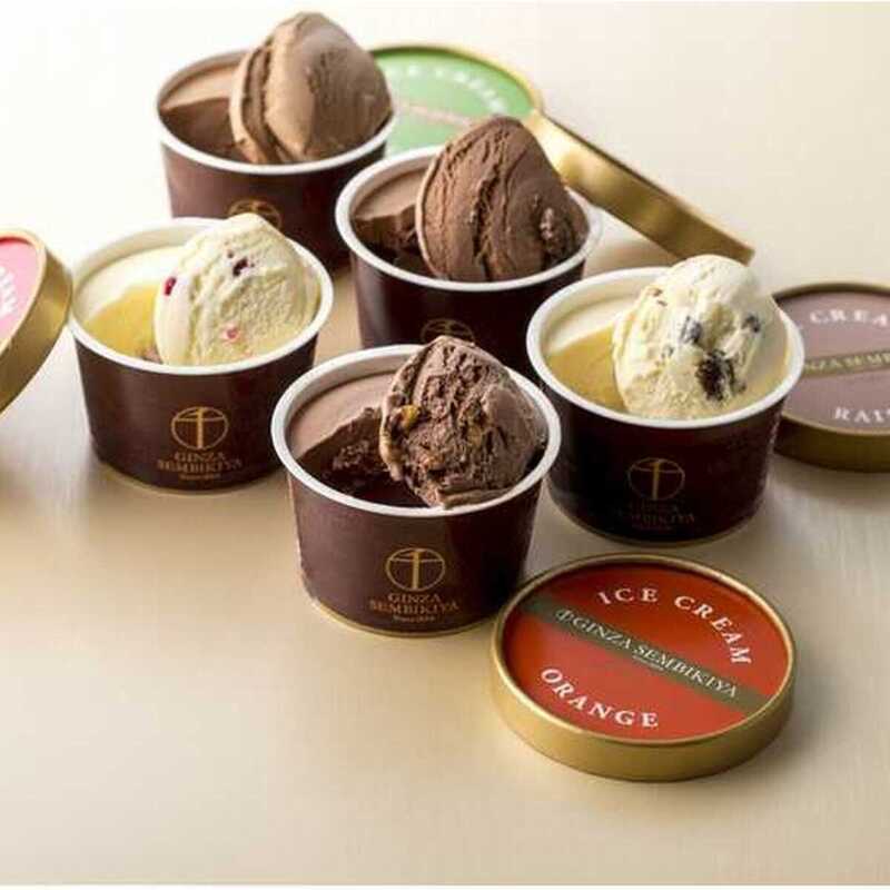 ＜大丸松坂屋＞ FLOR GELATO ITALIANO OSAKA ミルク＆バニラセット