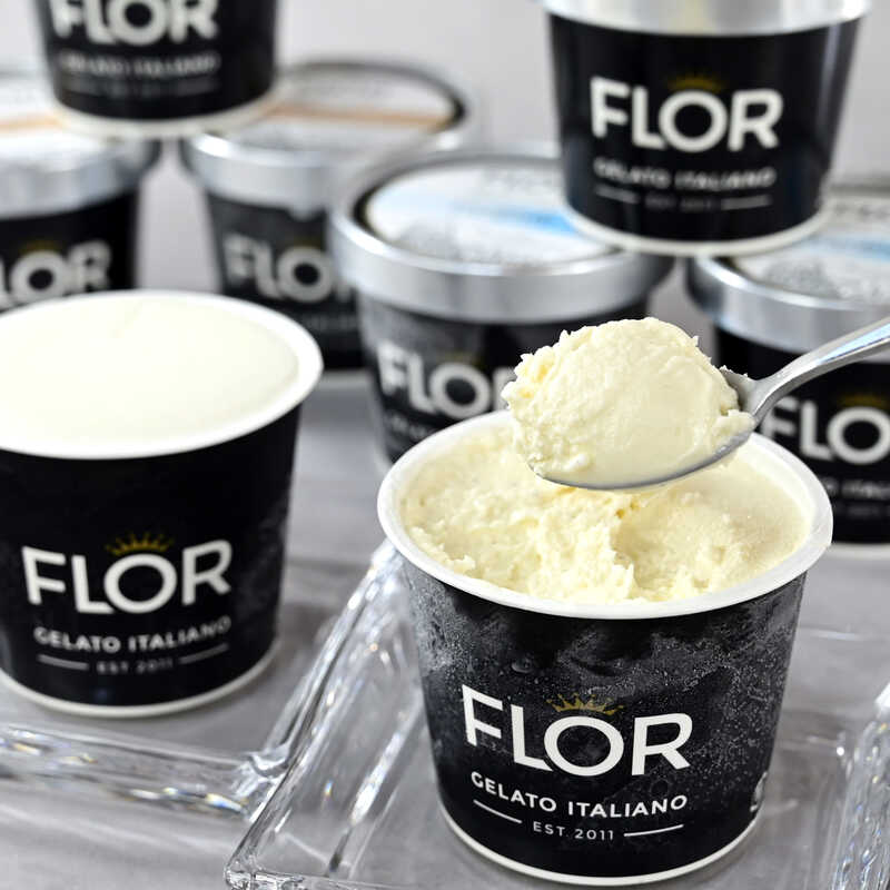 ＜大丸松坂屋＞ FLOR GELATO ITALIANO OSAKA ミルク＆バニラセット画像