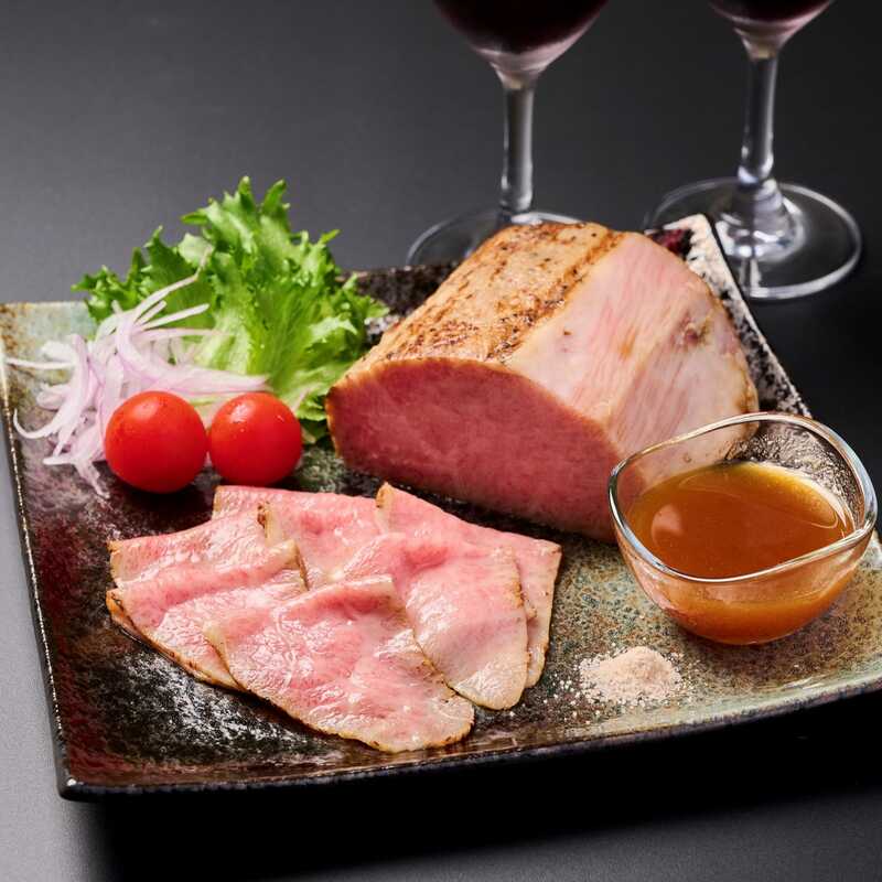 ＜大丸松坂屋＞ 京都舞鶴／肉のABCフーズ A5希少部位黒毛和牛熟成とろ生ローストビーフ