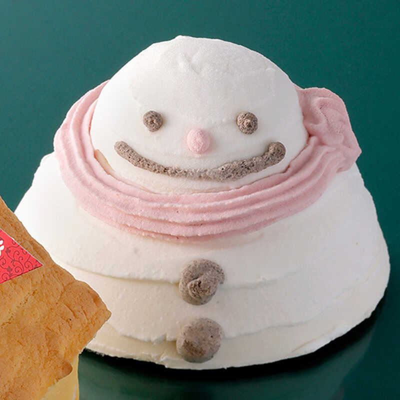  クリスマスケーキ ワンダードック 雪だるまチーズケーキ（犬用）