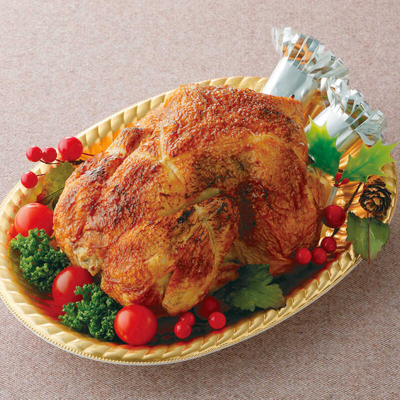  クリスマスケーキ 焼鳥 中むらや 国内産 丸鶏ローストチキン