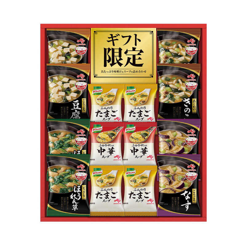 具たっぷり味噌汁＆クノール（Ｒ）スープギフト｜大丸松坂屋オンラインストア【公式通販】