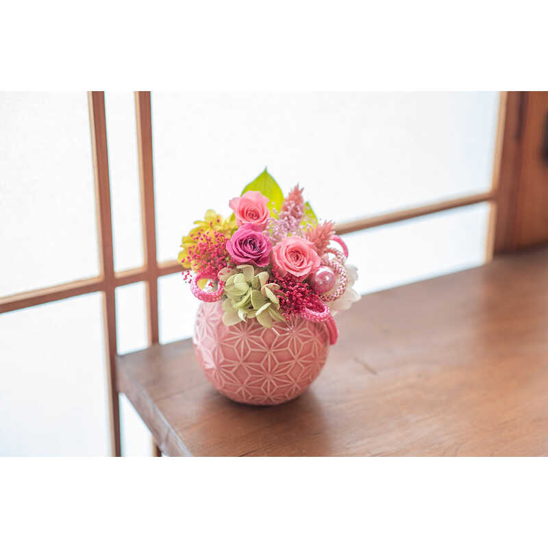 ＜大丸松坂屋＞ 母の日 日比谷花壇 プリザーブドフラワーアレンジメント「花てまり」