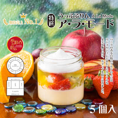 特選 うっふぷりんア・ラ・モード 5個入