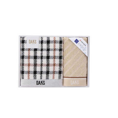 DAKS ダックス　アクリル毛布　ハウスチェックダークカーキ DAKS ダックス アクリル毛布 ハウスチェックダークカーキ 走り回り