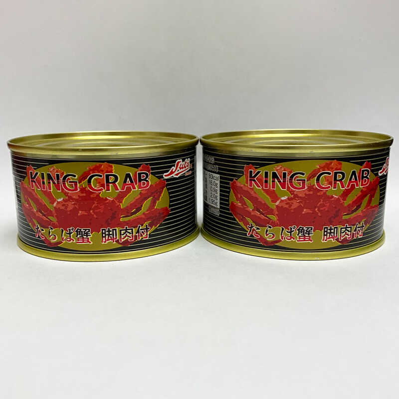たらばがに缶詰 棒肉飾 100g 3缶セット （カニ缶のおすすめ人気