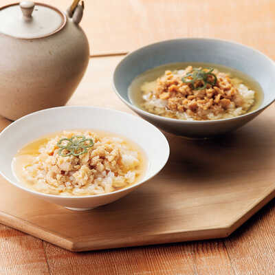 播州百日鶏の味噌だし茶漬け２種４個入り