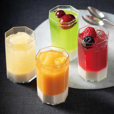 ジューシーフルーツゼリーデザート