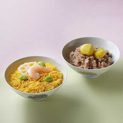 【敬老の日】贅沢御飯　ちらし寿司・赤飯