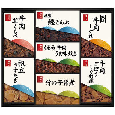 塩昆布他佃煮詰合せ6DS｜大丸松坂屋オンラインストア【公式通販】