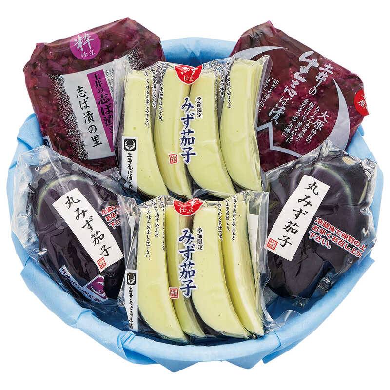 "お中元 土井志ば漬本舗 みず茄子・志ば漬詰合せ"