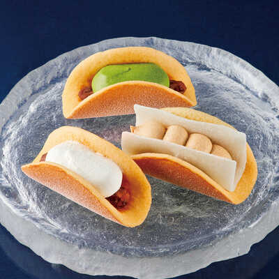 一点物【食品サンプル】アイスどら焼き　和菓子　 実物大サイズ　レア物 新品未使用 アイス生どら焼き - 【公式】玄舟庵・株式会社江戸製菓