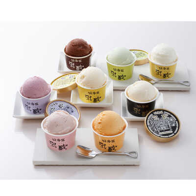 北海道アイスクリーム８種１５個