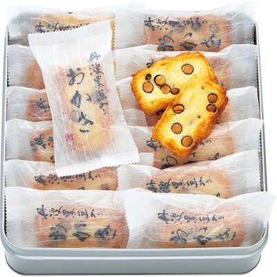 丹波黒豆入りおかき　