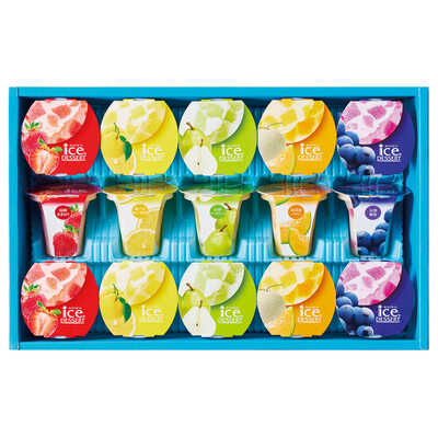 凍らせて食べる　アイスデザート～国産フルーツ入り～