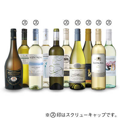 世界の白ワイン品種飲み比べ１０本セット