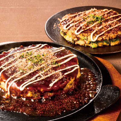 阿蘇・産山村あか牛のお好み焼・ねぎ焼